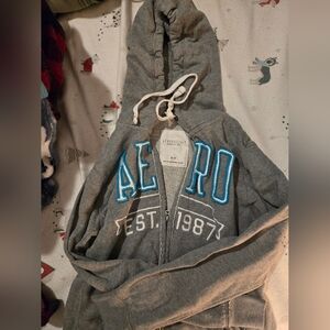 Aeropostale zip up hoodie jacket size medium
